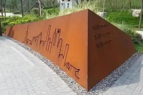 邕宁耐候钢挡土墙